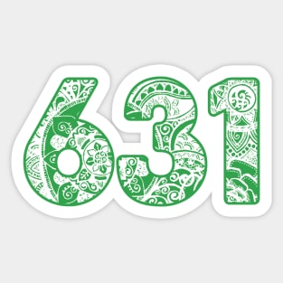 631 - green Sticker